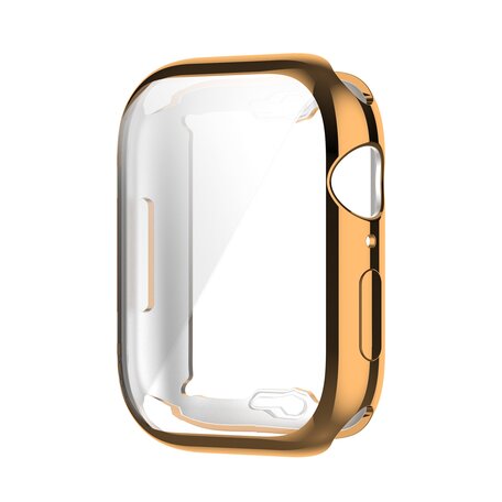 Silikonhülle (vollständig geschützt) 45mm - Champagner Gold - Geeignet für Apple Watch 45mm