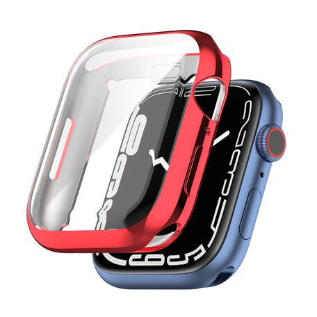 Silikonhülle (vollständig geschützt) 45mm - Rot - Geeignet für Apple Watch 45mm