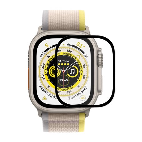 Displayschutzfolie Ultra Apple Watch - Vollschutz - Geeignet für Apple Watch 49mm