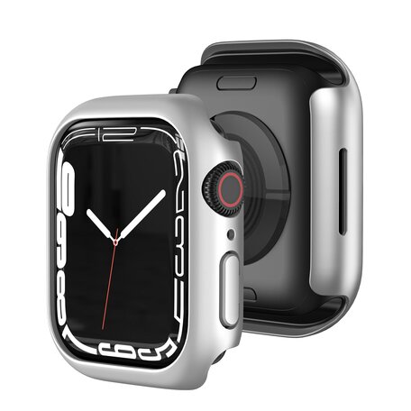 Apple Watch 41mm Hartschalengehäuse (offene Vorderseite) - Silber - Geeignet für Apple Watch 41mm