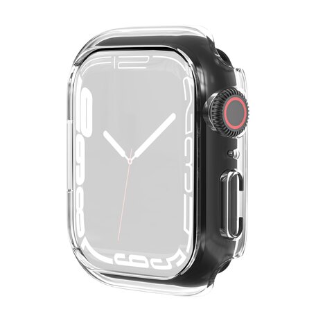 Apple Watch 41mm Hartschalengehäuse (offene Vorderseite) - Transparent - Geeignet für Apple Watch 41mm