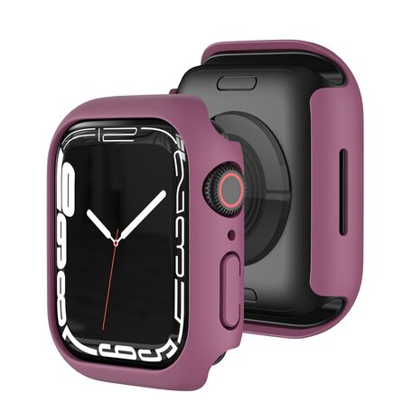 Apple Watch 41mm Hartschalengehäuse (offene Vorderseite) - Weinrot - Passend für Apple Watch 41mm