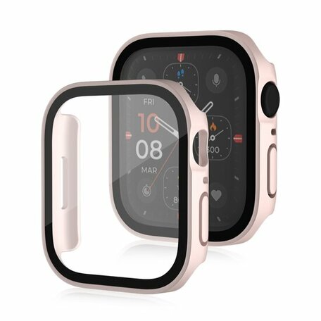 Hartschalengehäuse 41mm - Hellrosa (matt) - Geeignet für Apple Watch 41mm