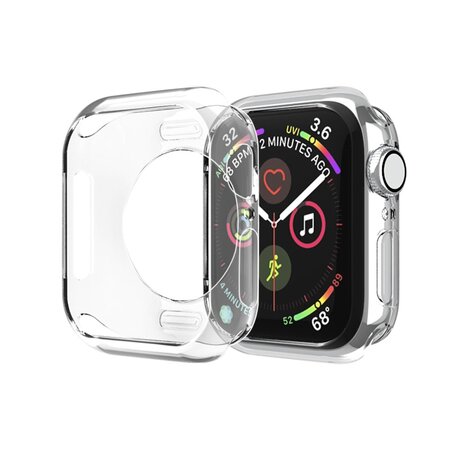 Silikongehäuse 40mm - Transparent - Geeignet für Apple Watch 40mm