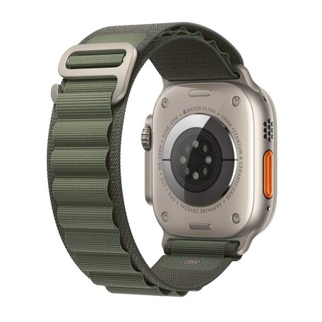 Alpine Loop Armband - Grün - Geeignet für Apple Watch 42mm / 44mm / 45mm / 49mm