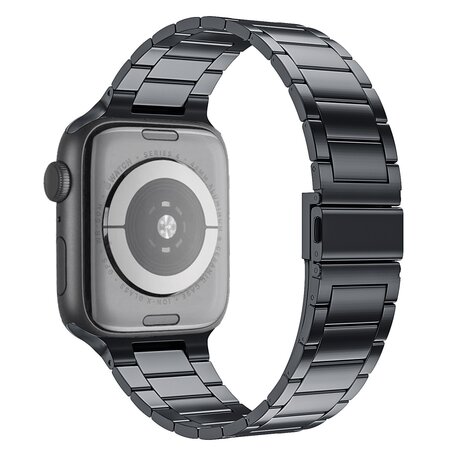 Stahlgliederarmband - Space Grau - Passend für Apple Watch 42mm / 44mm / 45mm / 49mm