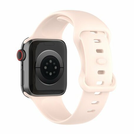 Silikon-Sportband - Sand Pink - Größe: M/L - Geeignet für Apple Watch 42mm / 44mm / 45mm / 49mm