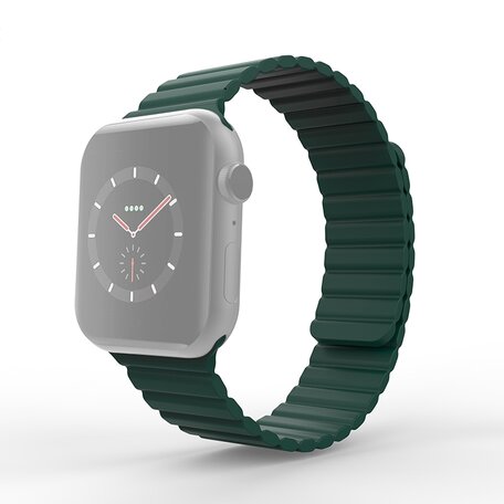 Silikon Loop Armband - Grün - Geeignet für Apple Watch 42mm / 44mm / 45mm / 49mm