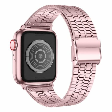 Metallband - Rosa - Geeignet für Apple Watch 42mm / 44mm / 45mm / 49mm