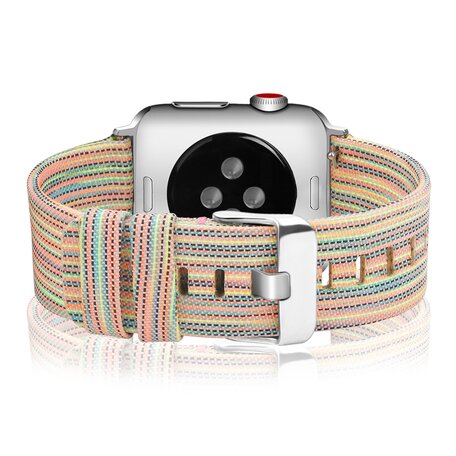 Canvas-Armband - Mehrfarbig - Geeignet für Apple Watch 42mm / 44mm / 45mm / 49mm