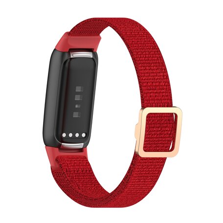 Fitbit Luxe - Elastisches Nylonband - Rot