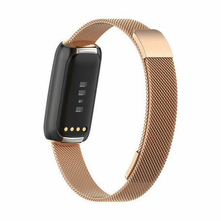 Fitbit Luxe - Milanaise Armband - Champagner Gold