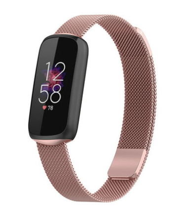 Fitbit Luxe - Milanaise-Armband - Roségold