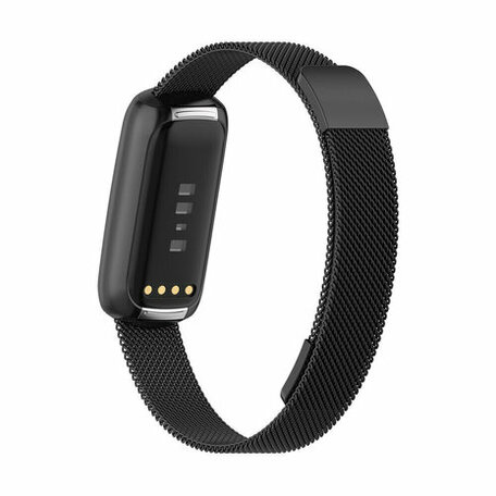 Fitbit Luxe - Milanaise-Armband - Schwarz