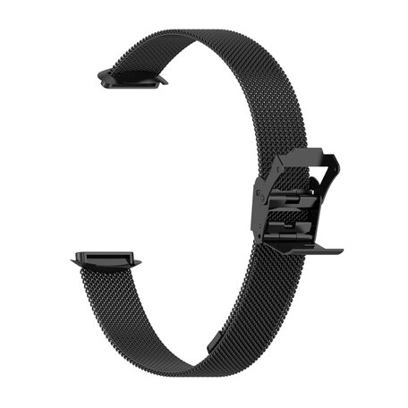 Fitbit Luxe - Milanaise-Armband mit Schnallenverschluss - Schwarz