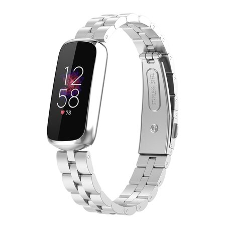 Fitbit Luxe - Stahlgliederband - Silber