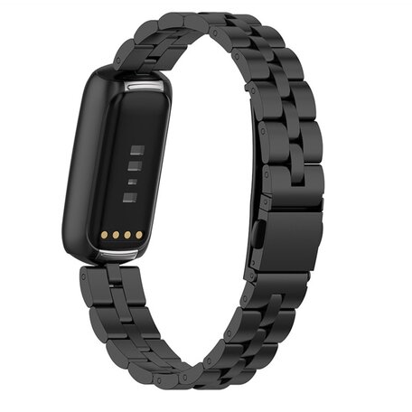 Fitbit Luxe - Stahlgliederband - Schwarz