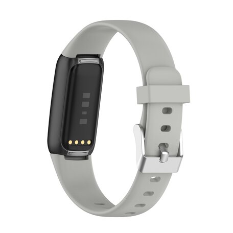 Fitbit Luxe - Sportarmband mit Schnalle - Größe: Large - Grau