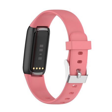 Fitbit Luxe - Sportarmband mit Schnalle - Größe: Large - Pink