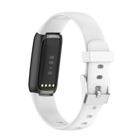 Fitbit Luxe - Sportarmband mit Schnalle - Größe: Large - Weiß