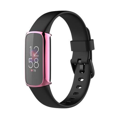 Fitbit Luxe - TPU-Hülle (vollständig geschützt) - Rosa