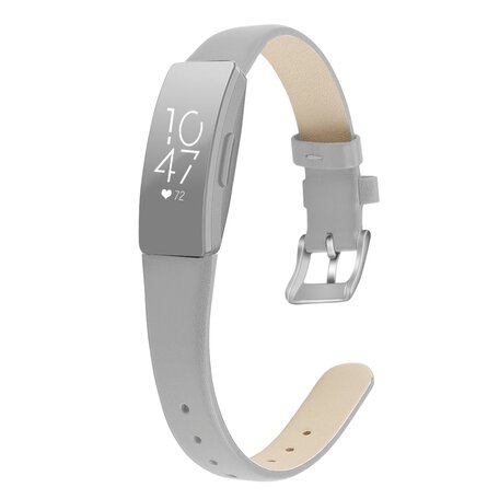 Fitbit Inspire 1 / HR / Ace 2 Lederband - Größe: Groß - Taupe