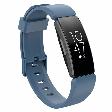 Fitbit Inspire 1 / HR / Ace 2 Silikonband mit Schnalle - Größe: Large - Denim