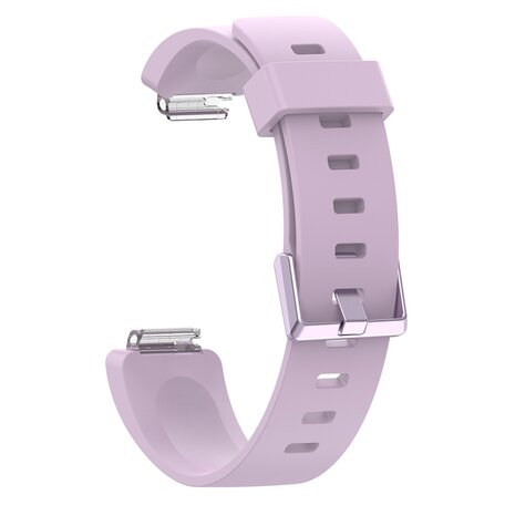 Fitbit Inspire 1 / HR / Ace 2 Silikonarmband mit Schnalle - Größe: Large - fliederfarben