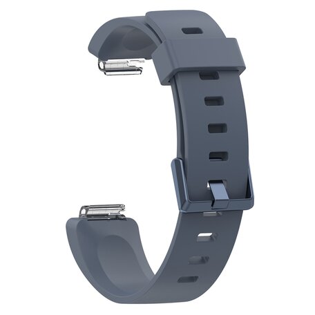 Fitbit Inspire 1 / HR / Ace 2 Silikonband mit Schnalle - Größe: Large - grau