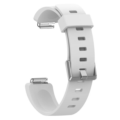 Fitbit Inspire 1 / HR / Ace 2 Silikonband mit Schnalle - Größe: Large - weiß