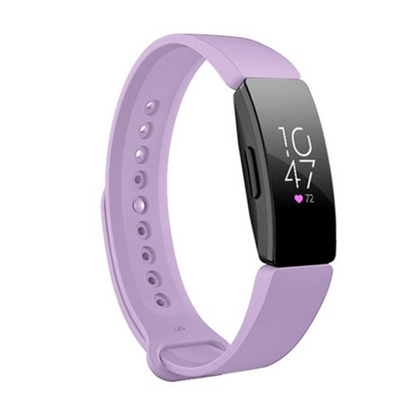 Fitbit Inspire 1 / HR / Ace 2 Silikonband - Größe: Groß - Flieder