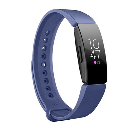 Fitbit Inspire 1 / HR / Ace 2 Silikonband - Größe: Groß - Marineblau
