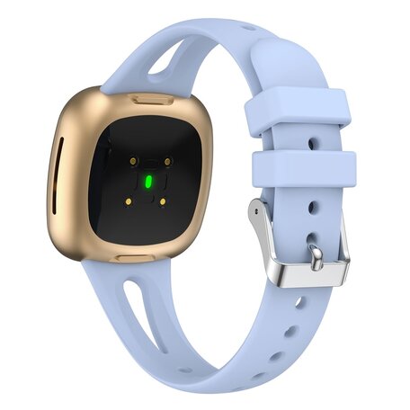 Fitbit Versa 3 & 4 / Sense 1 & 2 - Sportband Drop Design - Klein - Flieder