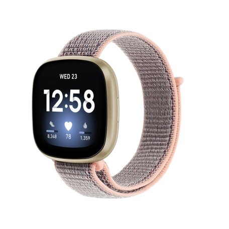 Fitbit Versa 3 & Sense 1 - Sport Laufband - Sand Pink