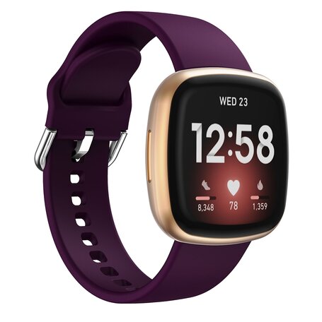 Fitbit Versa 3 & 4 / Sense 1 & 2 - Silikonband - Lila