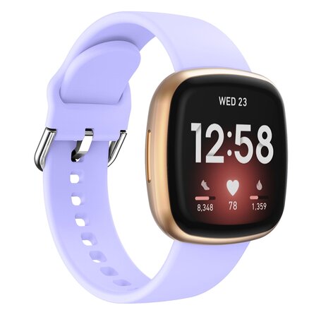 Fitbit Versa 3 & 4 / Sense 1 & 2 - Silikonband - Flieder