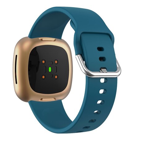 Fitbit Versa 3 & 4 / Sense 1 & 2 - Silikonband - Blau grün