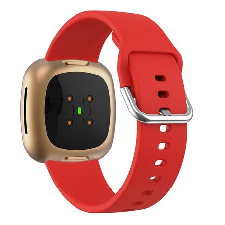 Fitbit Versa 3 & 4 / Sense 1 & 2 - Silikonband - Rot