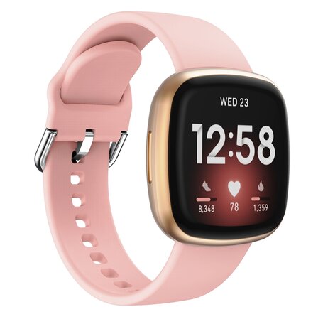 Fitbit Versa 3 & 4 / Sense 1 & 2 - Silikonband - Rosa