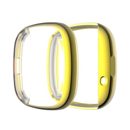 Fitbit Versa 3 / Sense Soft TPU Fall (vollständig geschützt) - Gold