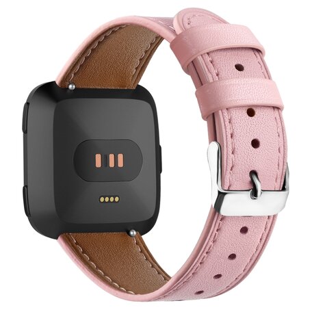 Fitbit Versa 1 / 2 & Lite Lederband - Altrosa