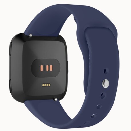 Fitbit Versa 1 / 2 & Lite Silikonband - Größe: Groß - Dunkelblau