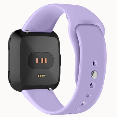 Fitbit Versa 1 / 2 & Lite Silikonband - Größe: Groß - Flieder