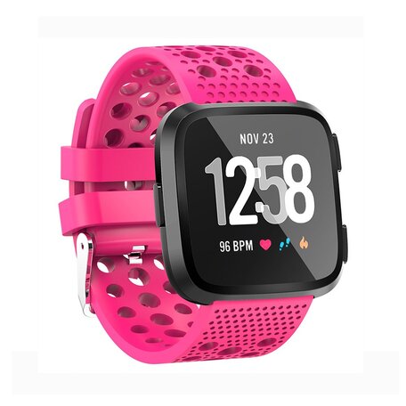 Silikonband belüftet Fitbit Versa 1 / 2 & Lite - Rosa