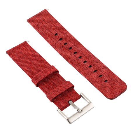 Canvas Band Fitbit Versa 1 / 2 & Lite - Rot