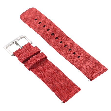 Canvas Band Fitbit Versa 1 / 2 & Lite - Rot