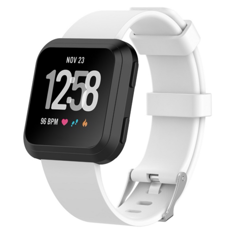 Fitbit Versa 1 / 2 & Lite Gummi-Sportband - Weiß