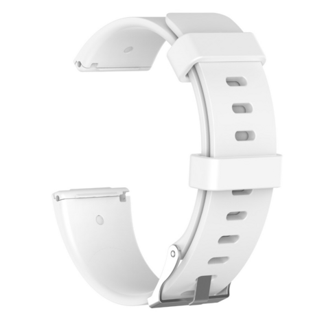 Fitbit Versa 1 / 2 & Lite Gummi-Sportband - Weiß