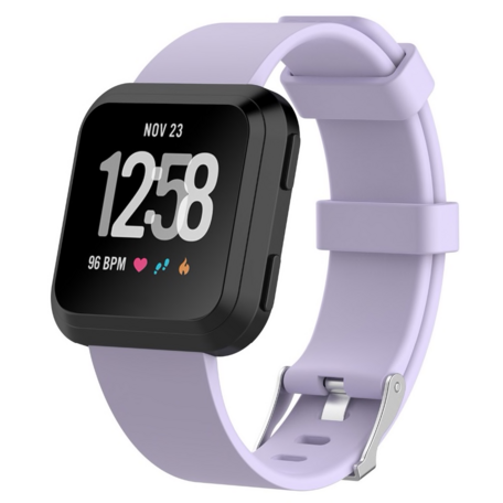 Fitbit Versa 1 / 2 & Lite Gummi Sportband - hell lila