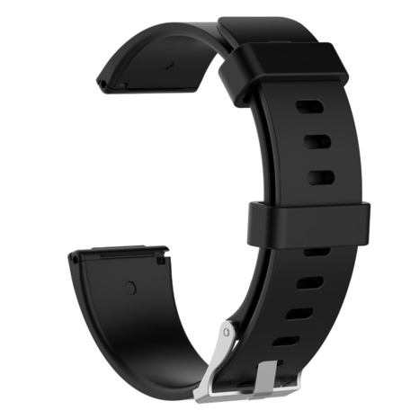 Fitbit Versa 1 / 2 & Lite Gummi-Sportband - Schwarz